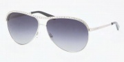 Tory Burch TY6015B Sunglasses Sunglasses - 102/11 Silver / Grey Gradient