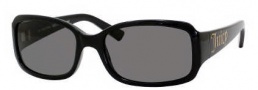 Juicy Couture Fern/S Sunglasses Sunglasses - D28P Black (RR Gray Polarized Lens)