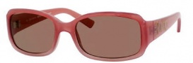 Juicy Couture Fern/S Sunglasses Sunglasses - GA1P Raspberry Pink (RE Burgundy Shaded Polarized Lens)