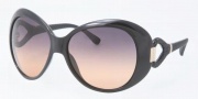Tory Burch TY9005 Sunglasses Sunglasses - 501/95 Black / Grey Orange Fade