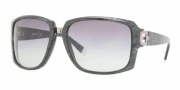 DKNY DY4074 Sunglasses Sunglasses - 350411 Striped Gray / Gray Gradient