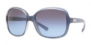 DKNY DY4076 Sunglasses Sunglasses - 35018F Pearled Blue / Blue Gray Gradient