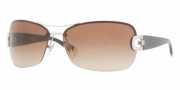 DKNY DY5063 Sunglasses Sunglasses - 102913 Matte Silver / Brown Gradient