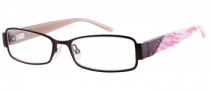 Candies C Aubrey Eyeglasses Eyeglasses - BRN: Satin Brown