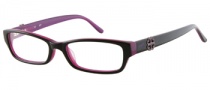 Candies C Floral Eyeglasses Eyeglasses - BLKPUR: Black Purple