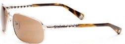 True Religion Riley Sunglasses Sunglasses - Matte Gold W/ Brown Gradient Lens