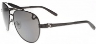 True Religion Brody Sunglasses Sunglasses - Shiny Black W/ Grey