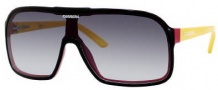 Carrera 5530/S Sunglasses Sunglasses - 03Y1 Black Red Yellow (JJ Gray Gradient Lens)