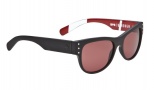 Spy Optic Borough Sunglasses Sunglasses - Matte Black / Burgundy Lens