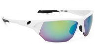 Spy Optic Alpha Sunglasses Sunglasses - White / Bronze with Green Mirror