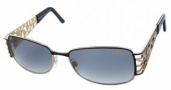 Cazal 9030 Sunglasses Sunglasses - 001 Black Gold-Black Crsytal Stones / Gray Gradient