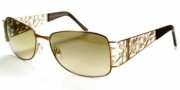 Cazal 9030 Sunglasses Sunglasses - 003 Brown Gold-Cognac Crystal Stones / Brown Gradient