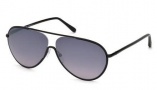 Tom Ford FT0204 Cecillio Sunglasses Sunglasses - 01C Shiny Black / Smoke Mirror