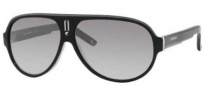 Carrera 25/S Sunglasses Sunglasses - 0WZF Black White Gray (IC Gray Mirror Gradient Silver Lens)