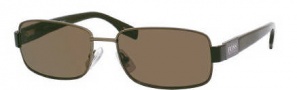Hugo Boss 0336/S Sunglasses Sunglasses - 0URI Dark Olive Brown (70 Brown Lens)