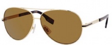 Hugo Boss 0397/P/S Sunglasses Sunglasses - 0DZ0 Gold Black (VW Brown Polarized Lens)