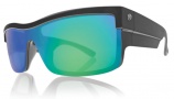 Electric Shotglass Sunglasses Sunglasses - Matte Black / Grey Green Chrome