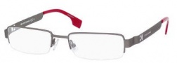 Boss Orange 0007 Eyeglasses Eyeglasses - 0R80 Semi Matte Dark Ruthenium
