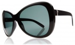 Electric Magenta Sunglasses Sunglasses - Gloss Black / Grey Poly Polarized Level 1