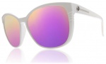 Electric Rosette Sunglasses Sunglasses - Gloss White / Grey Plasma Chrome Lens