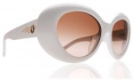 Electric Mindbender Sunglasses Sunglasses - Gloss White / Brown Gradient Lens 