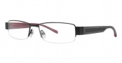 Columbia Raja Eyeglasses Eyeglasses - 01 Semi Matte Black Grey / Red