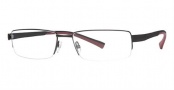 Columbia Big Horn Eyeglasses Eyeglasses - 01 Semi Matte Black / Black Red