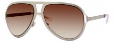 Yves Saint Laurent 2311/S Sunglasses Sunglasses - 063W Light Gold Brushed / 42 Brown Mirror Lens