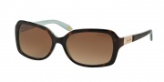Ralph by Ralph Lauren RA5130 Sunglasses Sunglasses - 601/13 Light Tortoise / Turquoise Brown Gradient