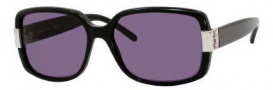 Yves Saint Laurent 6300/S Sunglasses Sunglasses - 0807 Black / Y1 Gray Lens