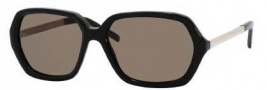Yves Saint Laurent 6322/S Sunglasses Sunglasses - 0RHP Black Light Gold / NR Brown Gray Lens