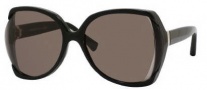 Yves Saint Laurent 6328/S Sunglasses Sunglasses - 0807 Black / NR Brown Gray Lens