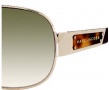 Marc Jacobs 125/U/S Sunglasses Sunglasses - 0CJB Gold / Havana (8Z Dark Green Gradient Lens)