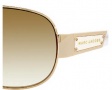 Marc Jacobs 125/U/S Sunglasses Sunglasses - 0CJC Gold / Ivory Opal (J2 Brown Gradient Lens)