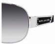 Marc Jacobs 125/U/S Sunglasses Sunglasses - 084J Palladium / Black (7Z Gray Gradient Lens)