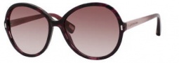 Marc Jacobs 318/S Sunglasses Sunglasses - 0lN8 Havana Plum Cherry (FM Brown Violet Shaded Lens)