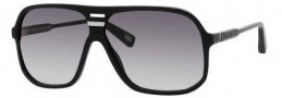Marc Jacobs 344/S Sunglasses Sunglasses - 0807 Black (JJ Gray Gradient Lens)