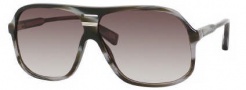 Marc Jacobs 344/S Sunglasses Sunglasses - 043l Dark Horn (JS Gray Gradient Lens)