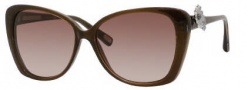 Marc Jacobs 347/S Sunglasses Sunglasses - 0YHQ Brown / Glitter Brown (JD Brown Gradient Lens)