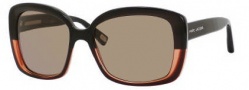 Marc Jacobs 349/S Sunglasses Sunglasses - 0U4Q Black Gray / Black (X7 Brown Lens)