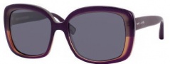 Marc Jacobs 349/S Sunglasses Sunglasses - 045Y Plum Gray Horn (4X Black Mirror Lens)