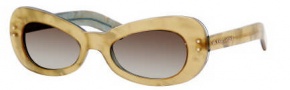 Marc Jacobs 366/S Sunglasses Sunglasses - 0lT0 Yellow Pearl (YR Green Gradient Lens)