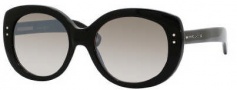 Marc Jacobs 367/S Sunglasses Sunglasses - 0807 Black (NQ Brown Mirror Gradient Lens)