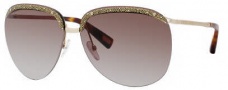 Marc Jacobs 391/S Sunglasses Sunglasses - 0AOZ Semi Matte Gold (JD Brown Gradient Lens)
