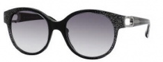 Jimmy Choo Allium/S Sunglasses Sunglasses - 0M45 Black Glitter (JJ Gray Gradient Lens)