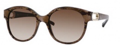 Jimmy Choo Allium/S Sunglasses Sunglasses - 0BN2 Zebra Brown (JD Brown Gradient Lens)