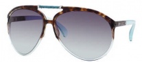 Jimmy Choo Aster/S Sunglasses Sunglasses - 0AG2 Havana Aqua (5M Gray Gradient Aqua Lens)