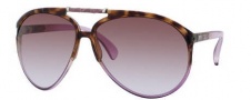 Jimmy Choo Aster/S Sunglasses Sunglasses - 0YNE Havana Violet (27 Brown Violet Shaded Lens)
