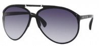 Jimmy Choo Aster/S Sunglasses Sunglasses - 0D28 Shiny Black (JJ Gray Gradient Lens)