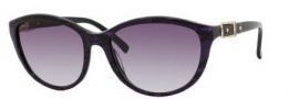 Jimmy Choo Cecy/S Sunglasses Sunglasses - 0ZP0 Dark Purple Snake (AA Burgundy Mirror Gradient Lens)